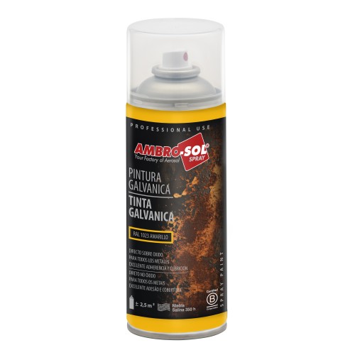 Pintura Galvánica 400 ml RAL 1023 AMARILLO TRÁFICO